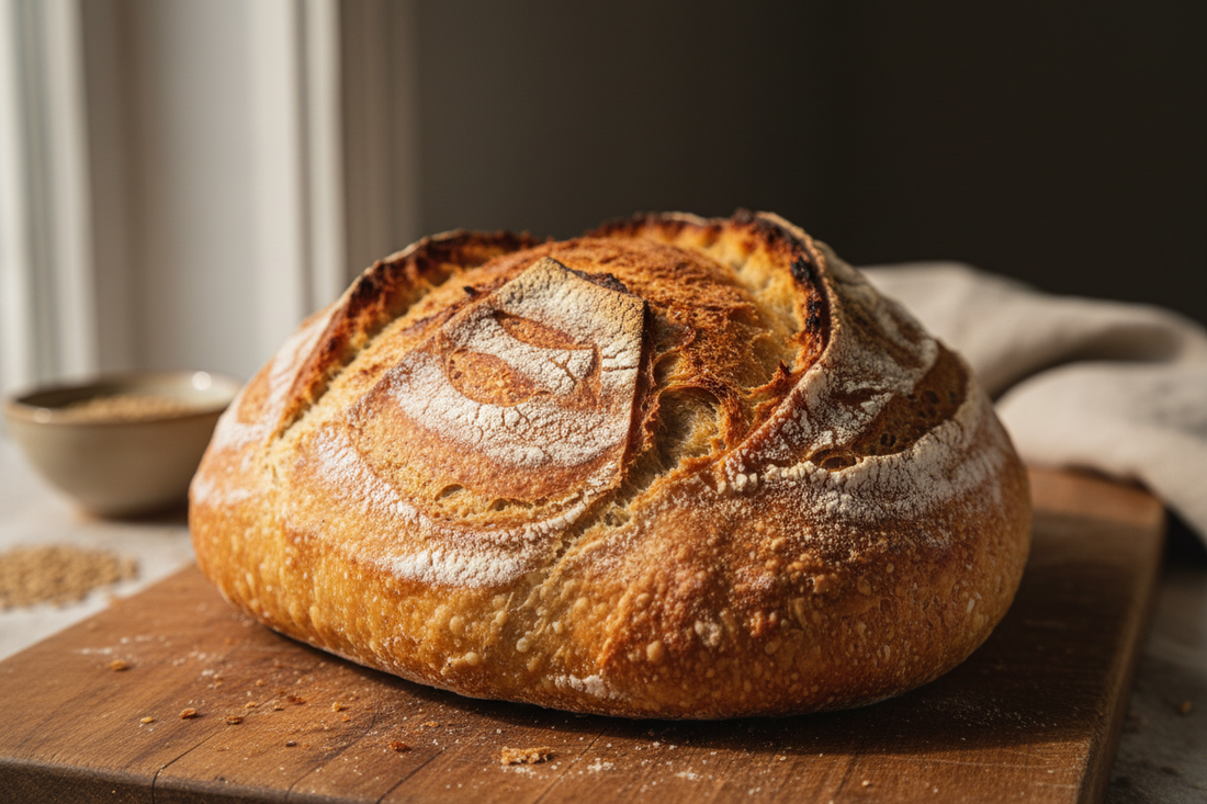 No-Knead Artisan Kamut Loaf
