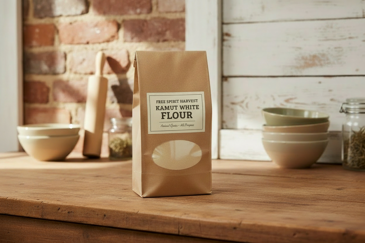 bag of kamut flour