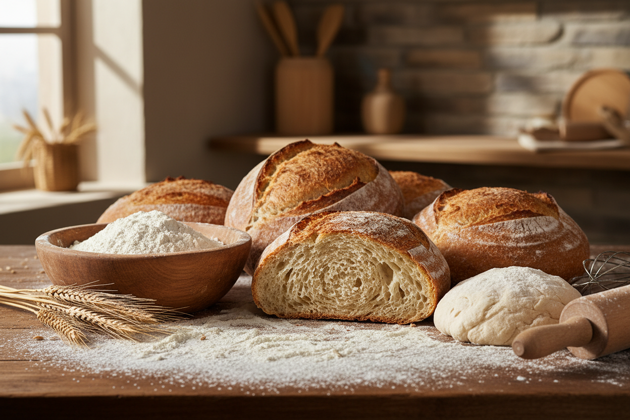 flour and bread making